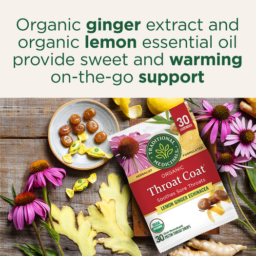 organic ginger extract and organic lemon essentional oil provide sweet and warming on-the-go support