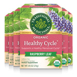 Healthy Cycle Raspberry Leaf packages