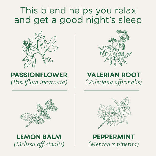 This blend helps you relax and get a good night's sleep