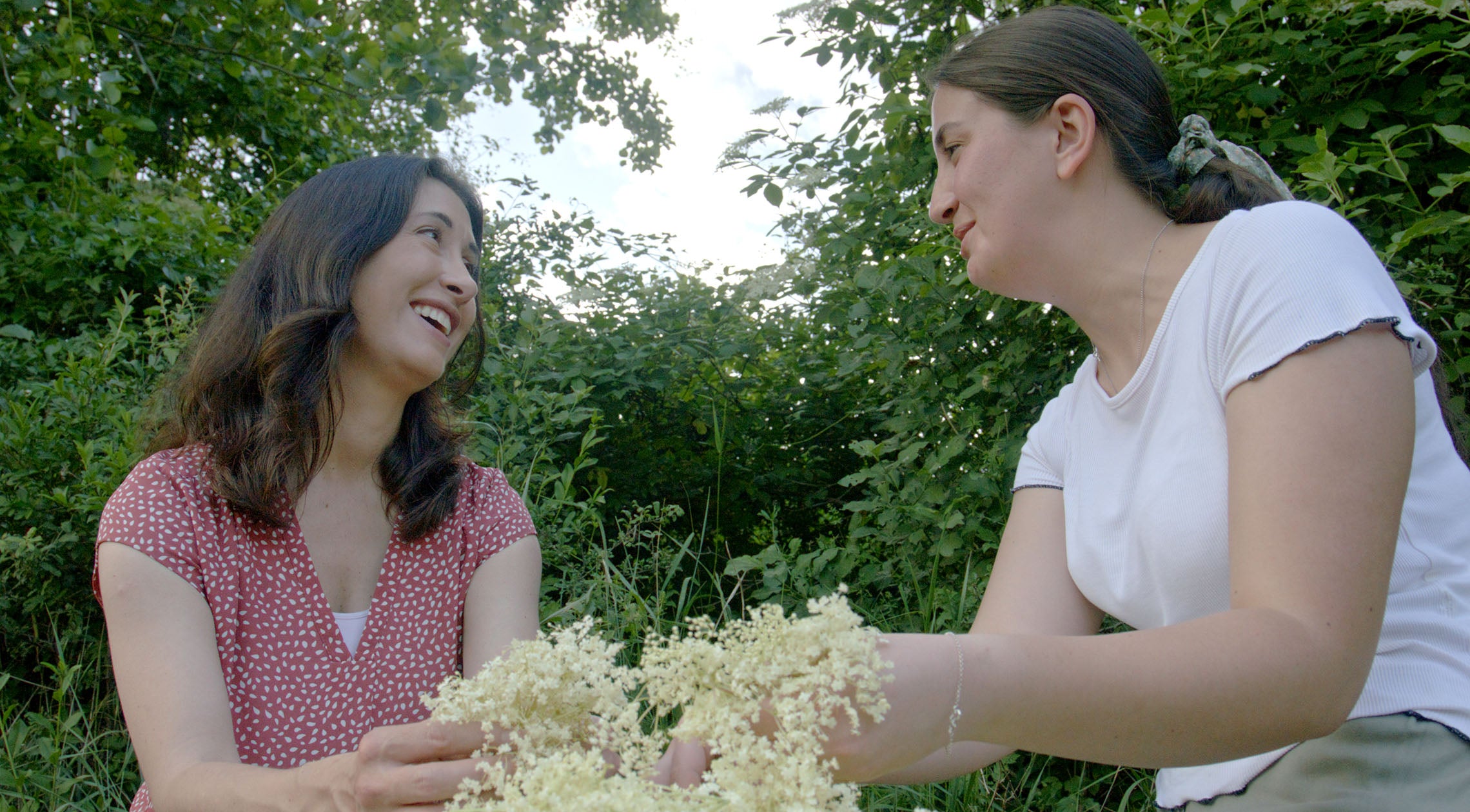 Jamie Horst, Chief Purpose Officer at TM with Wild Plant Collector in Kosovo