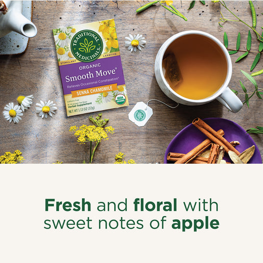 fresh and floral with sweet notes of apple