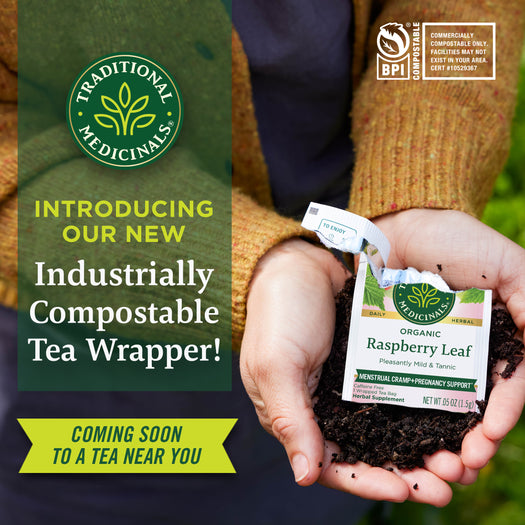 Introducing our new industrially compostable tea wrapper@