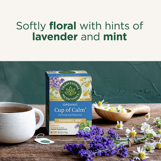 Softly floral with hints of lavender and mint.