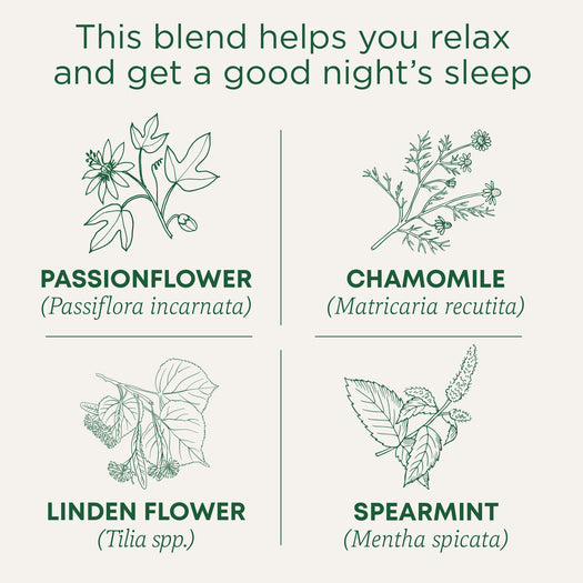 this blend helps you relax and get a good night's sleep