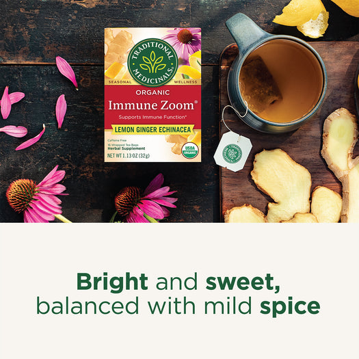 Bright and sweet, balanced with mild spice.