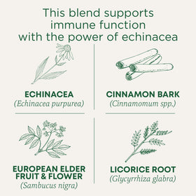 This blend supports immune function with the power of echinacea.