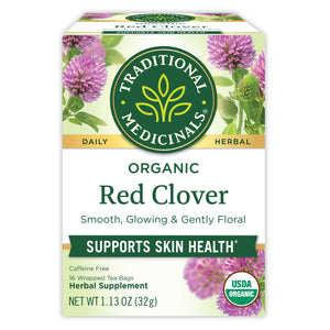 Red Clover Tea front of the box