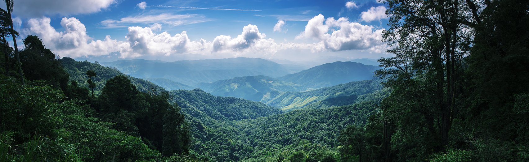 Landscape with mountains