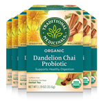 Dandelion Chai Probiotic packages