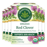 red clover smooth, glowing and gently floral. supports skin health