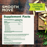 smooth move supplement facts. do not use if you have or develop diarrhea, loose stools or abdominal pain because senna leaf my worsen these conditions and be harmful to your health. Consult your doctor prior to use if you are pregnant or breastfeeding.