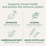 Supports throat health and boosts the immune system 