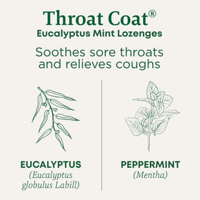 throat coat Soothes sore throat and relieves coughs