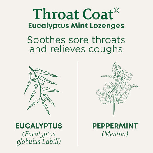 throat coat Soothes sore throat and relieves coughs