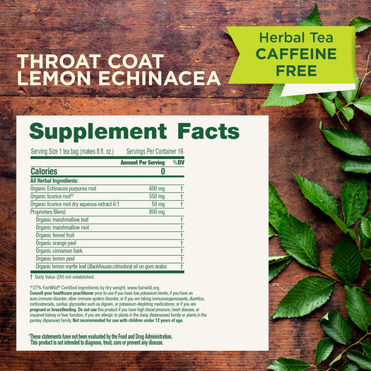 herbalist formulated supplement facts. 16 servings per container. Proprietary blend: 1500 mg . Do not use if you have hight blood pressure, heart disease, or impaired kidney, or liver function. Do not use if you have known allergies to plants of the parsley family. Not recommended for use with children under 12 years of age.