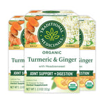 organic turmeric & ginger with meadowsweet