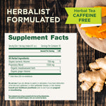 herbalist formuated supplement facts. 16 servings per container. Proprietary blend: 1500 mg 