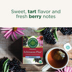 Sweet, tart flavor and fresh berry notes.