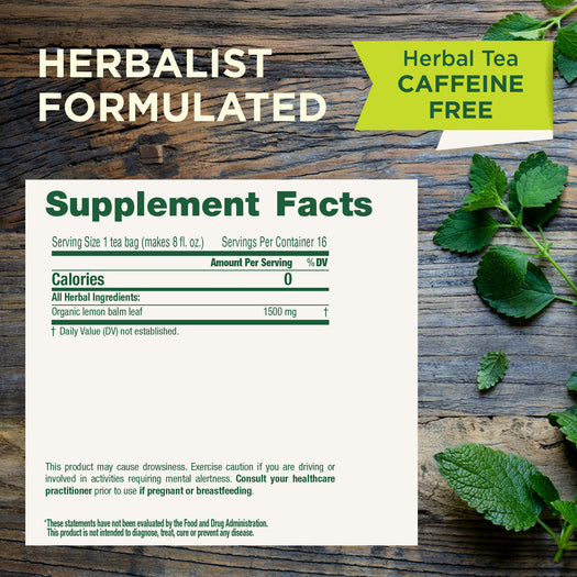 Herbalist’s recommendations supplement facts. This product may cause drowsiness. Exercise caution if you are driving or involved in activities requiring mental alertness. Consult your doctor prior to use if pregnant or breastfeeding.