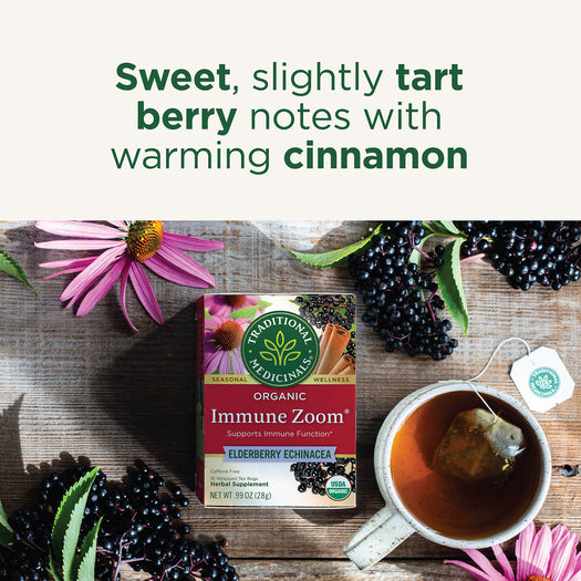 Sweet, slightly tart berry notes with warming cinnamon