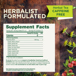 herbalist formulated supplement facts. 16 servings per container. Proprietary blend: 1500 mg