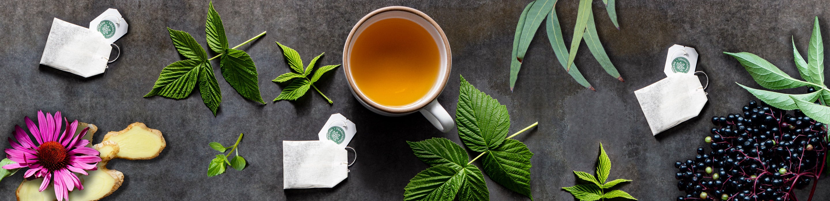 Tea bag mandala