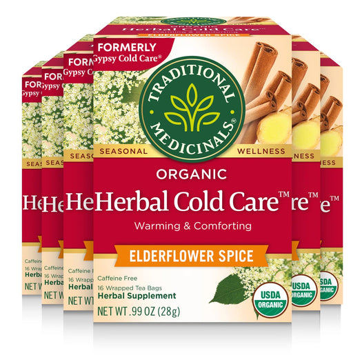 Herbal Cold Care Elderflower Spice packages