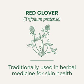 Red clover - traditionally used in herbal. medicine for skin health