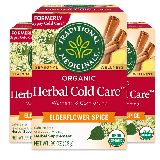 Herbal Cold Care Elderflower Spice packages