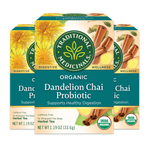 Dandelion Chai Probiotic packages